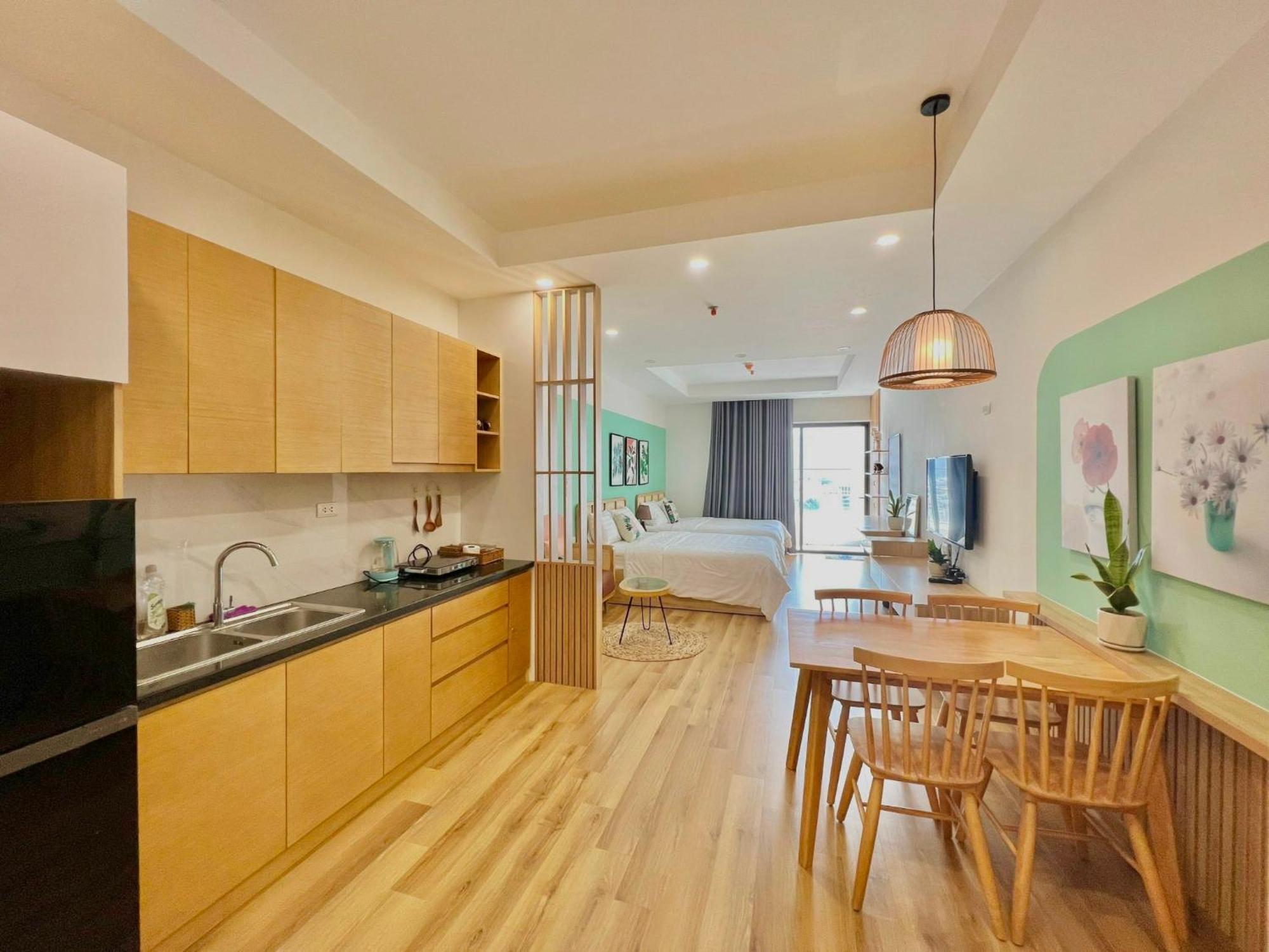 Tms Beachfront Apartment Quy Nhon Bay Bagian luar foto